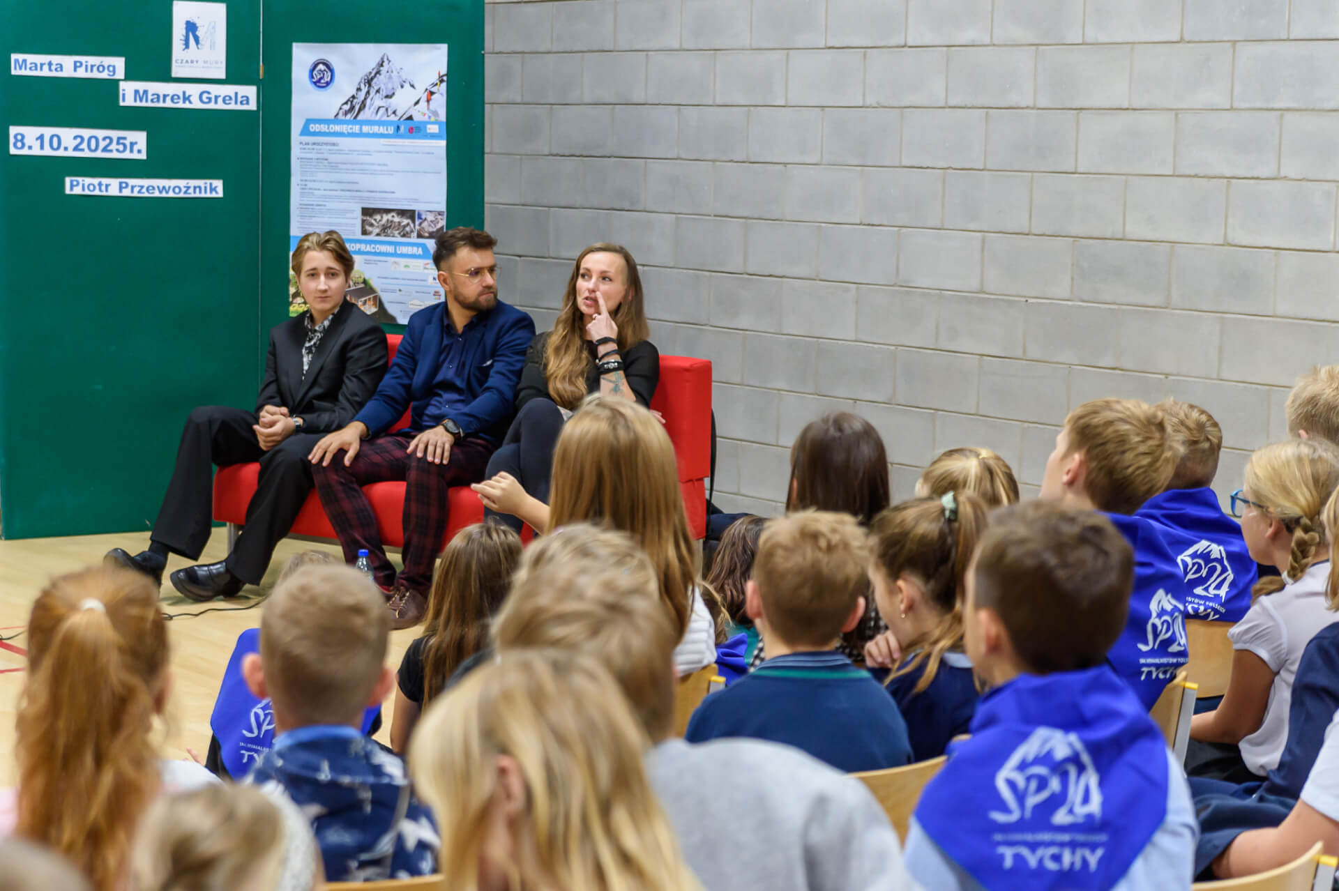 Otwarcie muralu himalaistów polskich