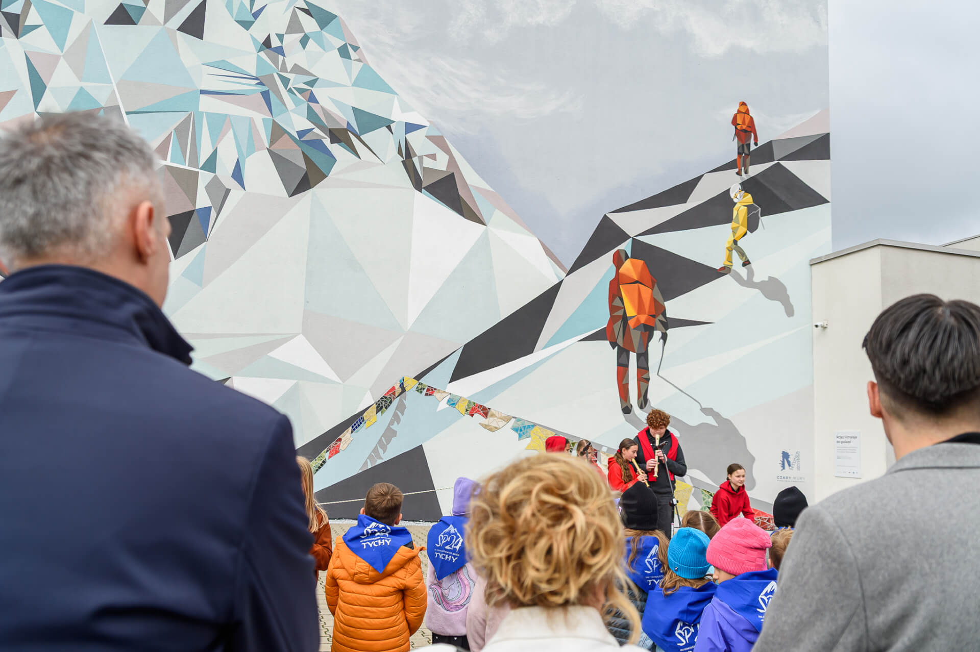 Otwarcie muralu himalaistów polskich