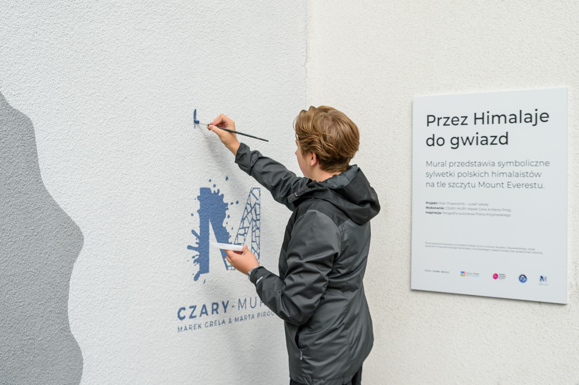 Otwarcie muralu himalaistów polskich