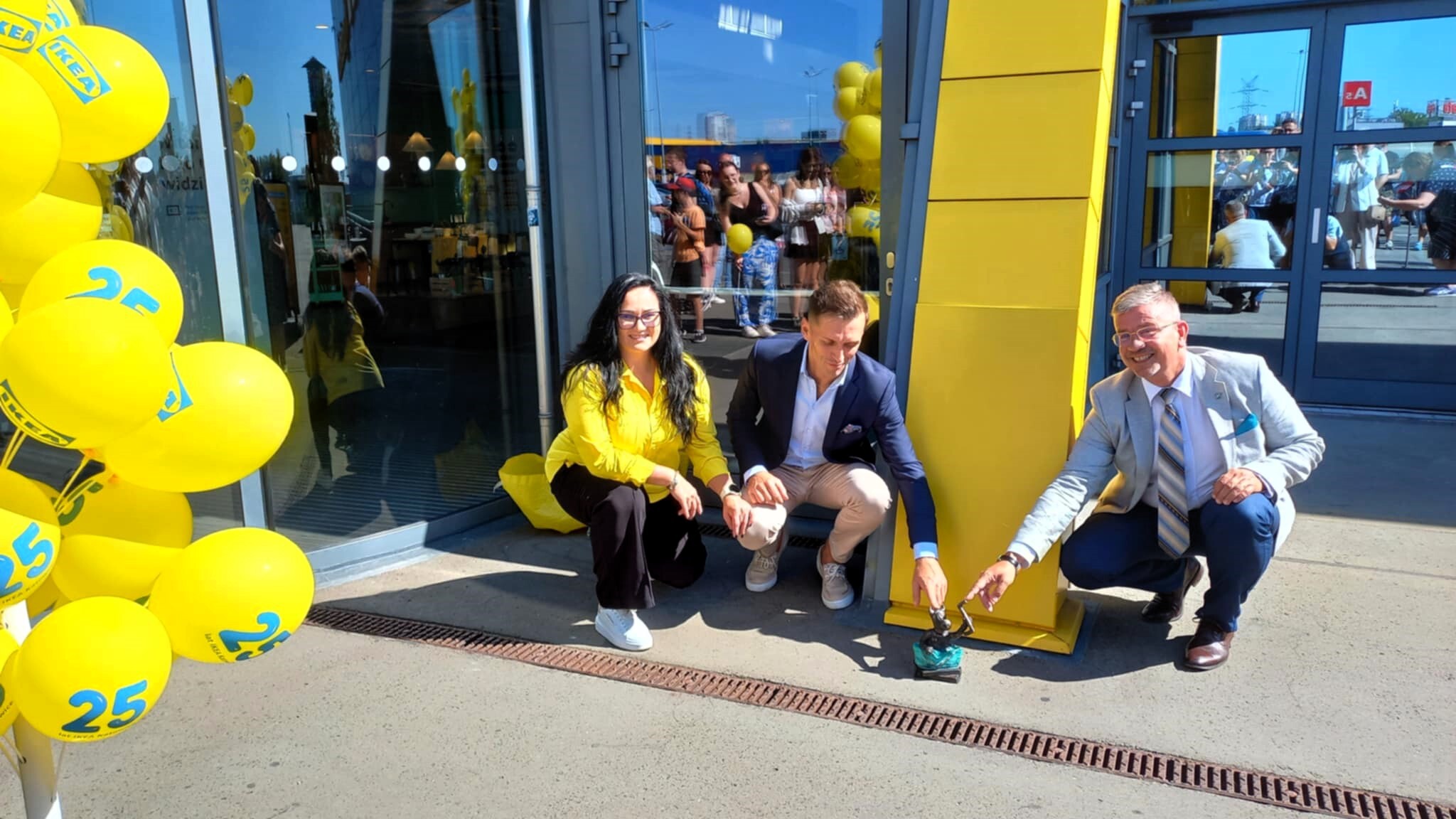 25 lat IKEA Katowice, odsłonięcie Beboka