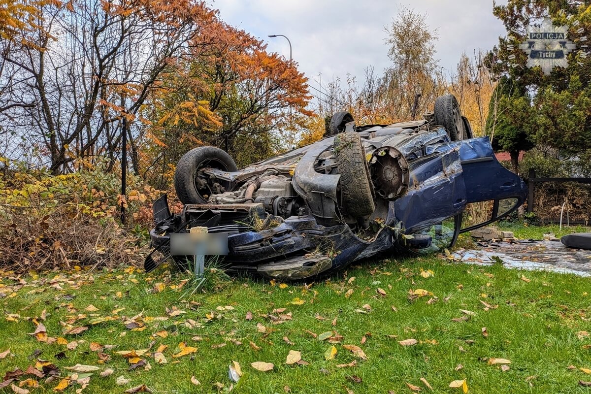 Wypadek w Tychach 31.10.2024
