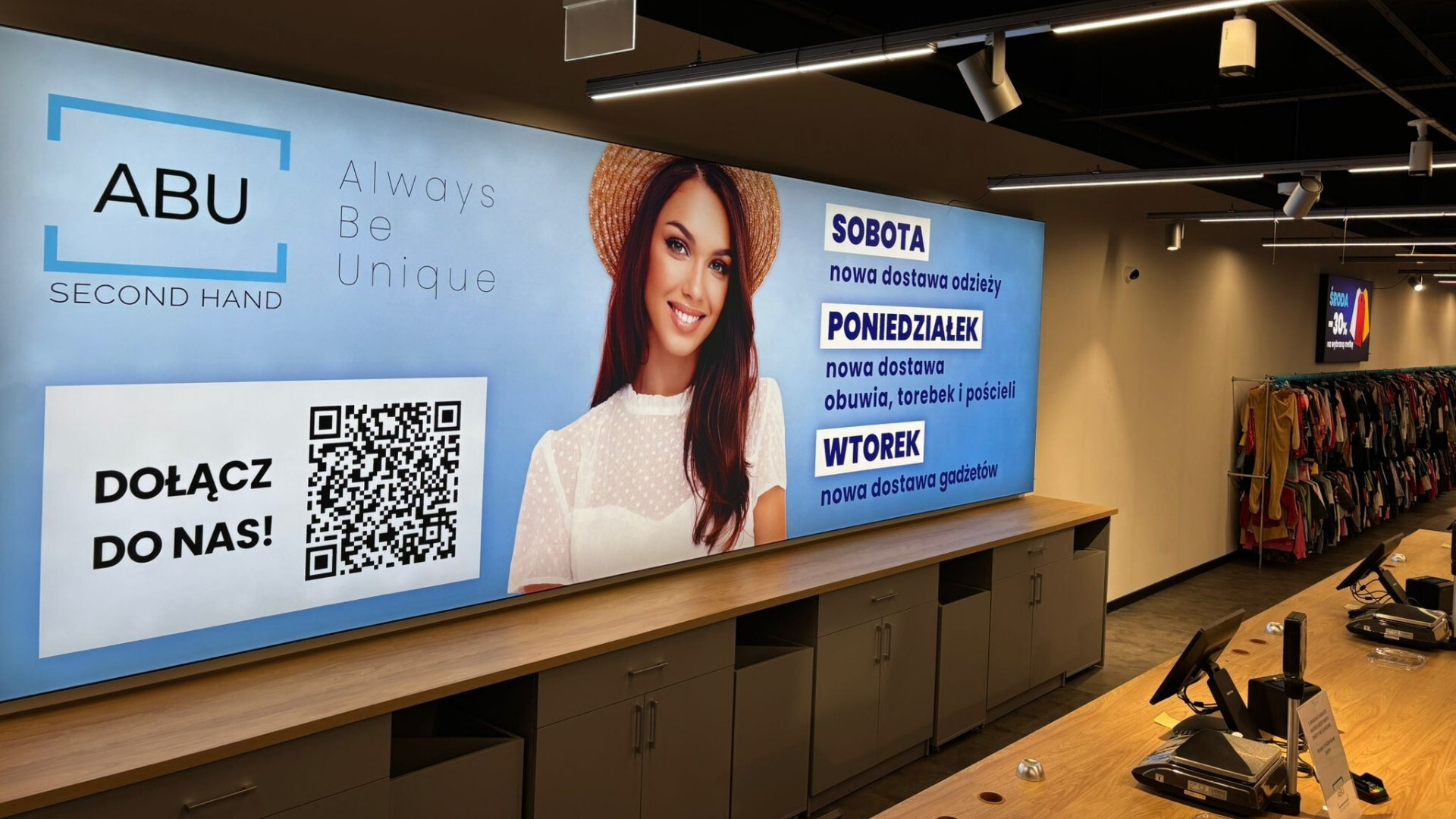 Koniec z kolorowymi metkami – ABU Second Hand startuje z nowym systemem promocji