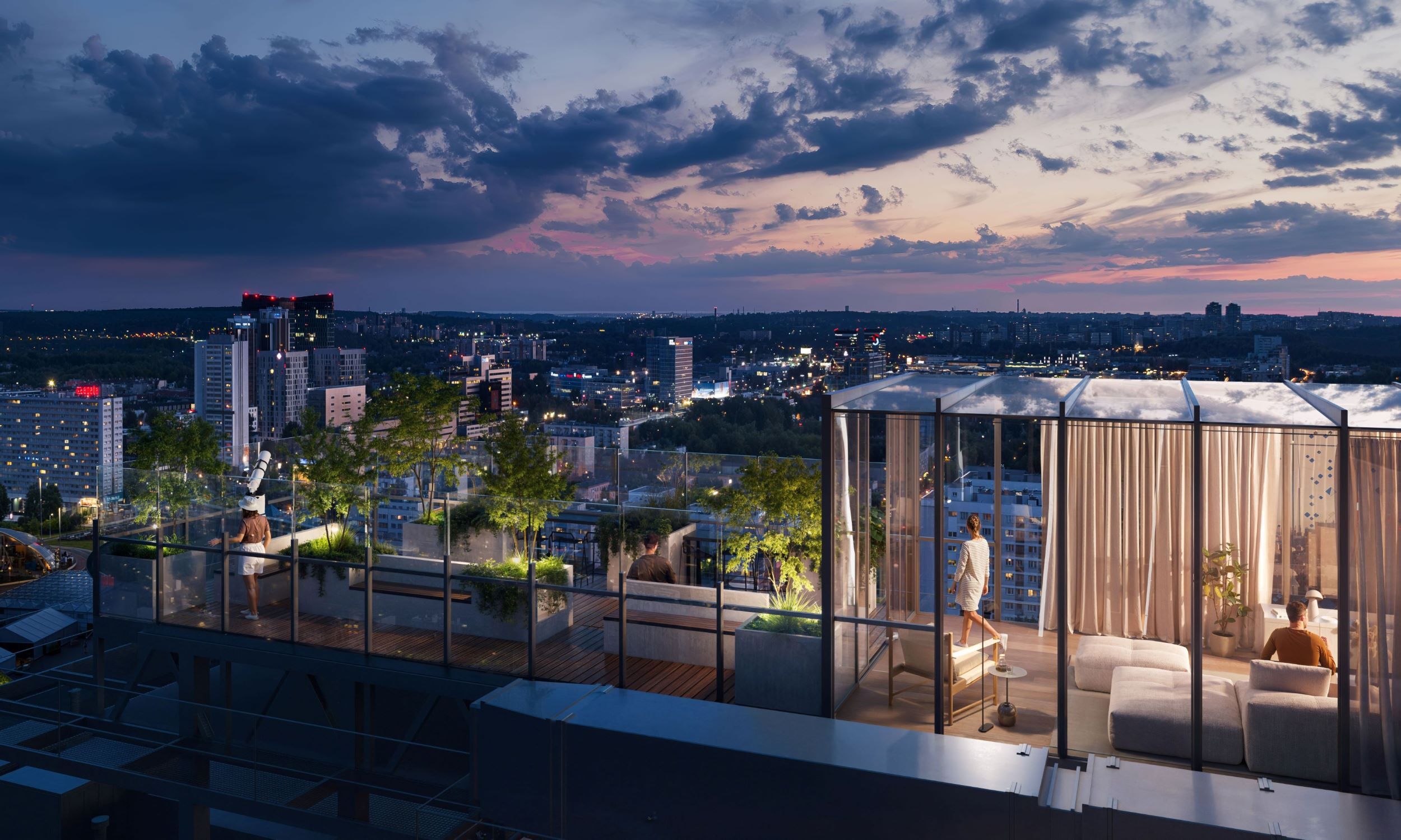 ATAL Olimpijska wizualizacja taras