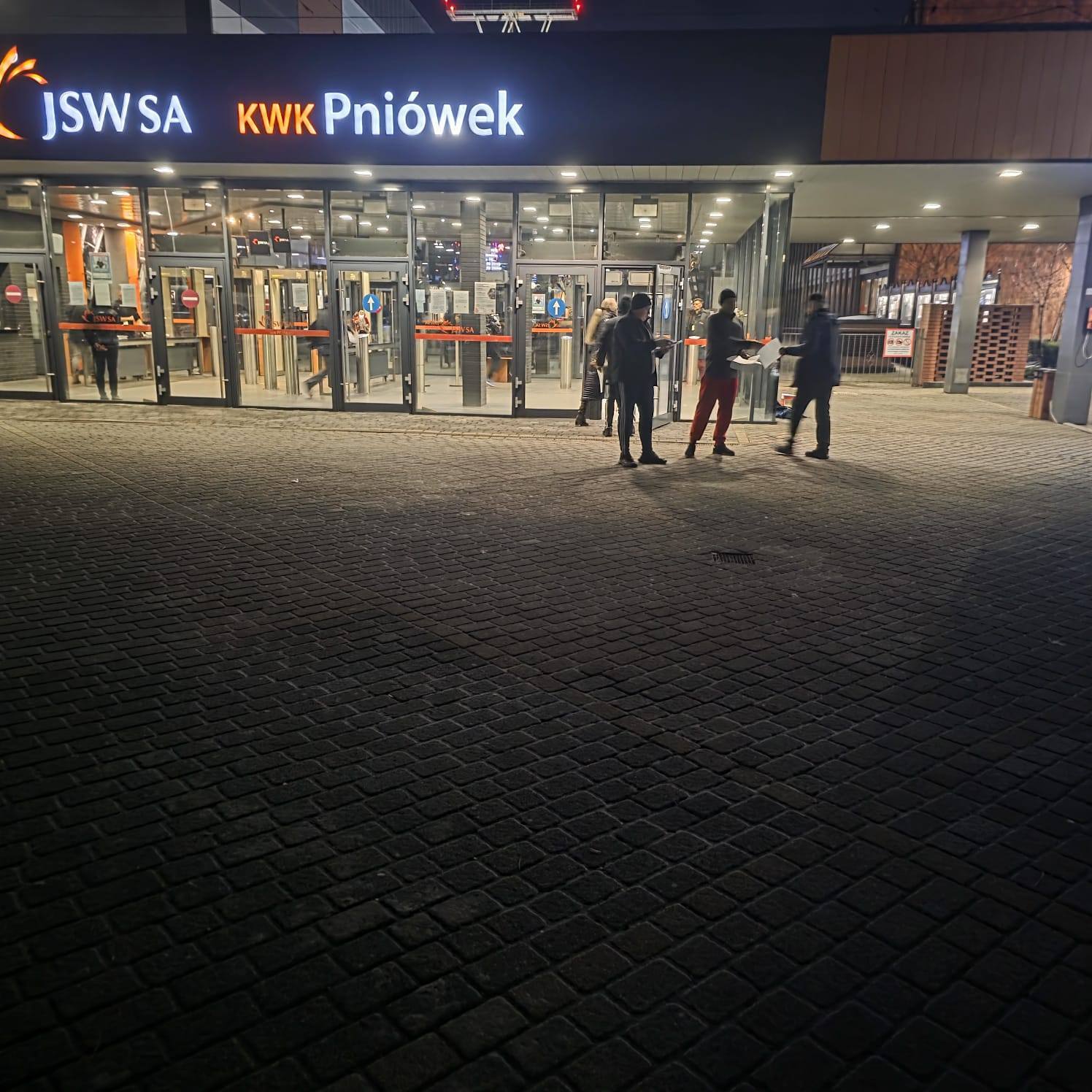 Akcja protestacyjna w JSW 1