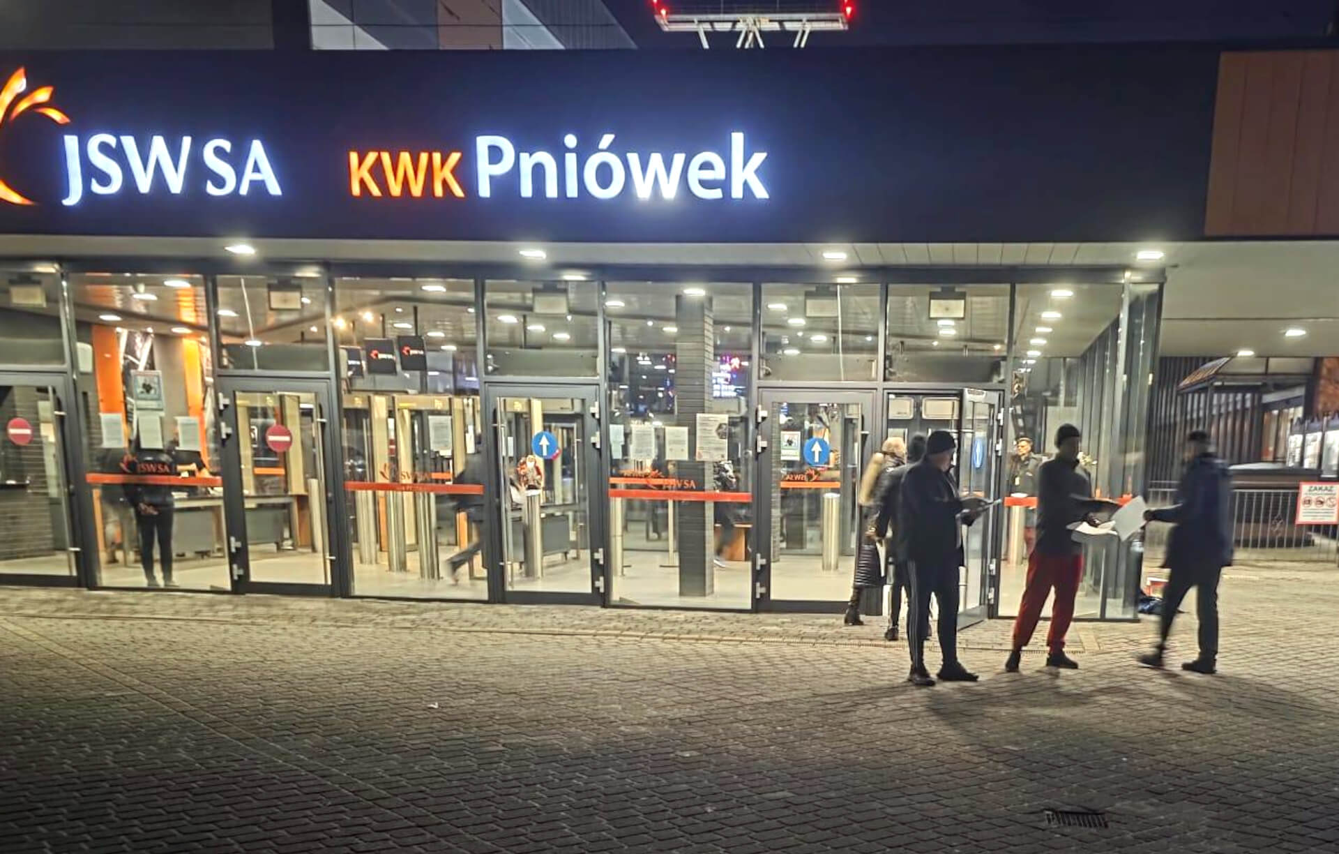 Akcja protestacyjna w JSW 1