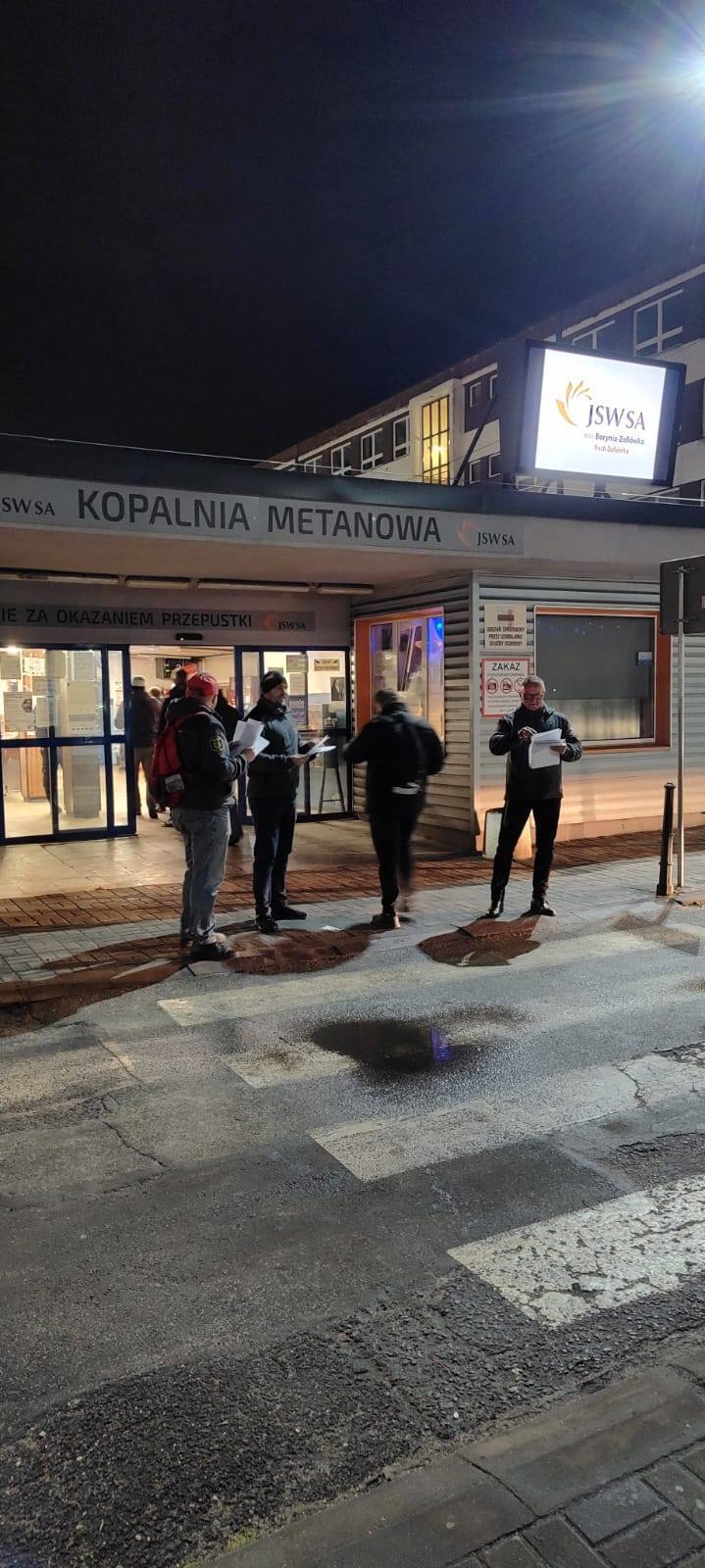 Akcja protestacyjna w JSW 3