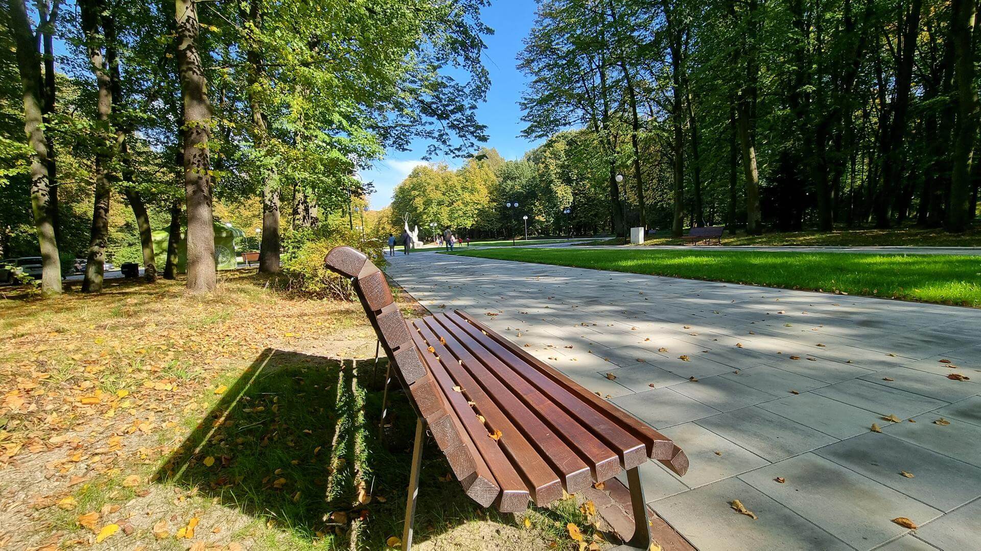 Aleja Żyrafy w Parku Śląskim po modernizacji