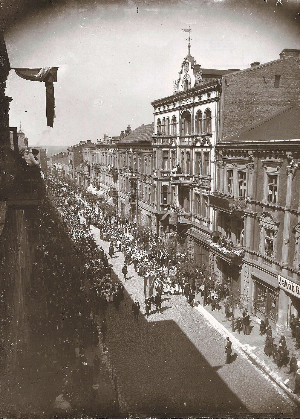 Aleja Kołłątaja, Będzin, międzywojnie