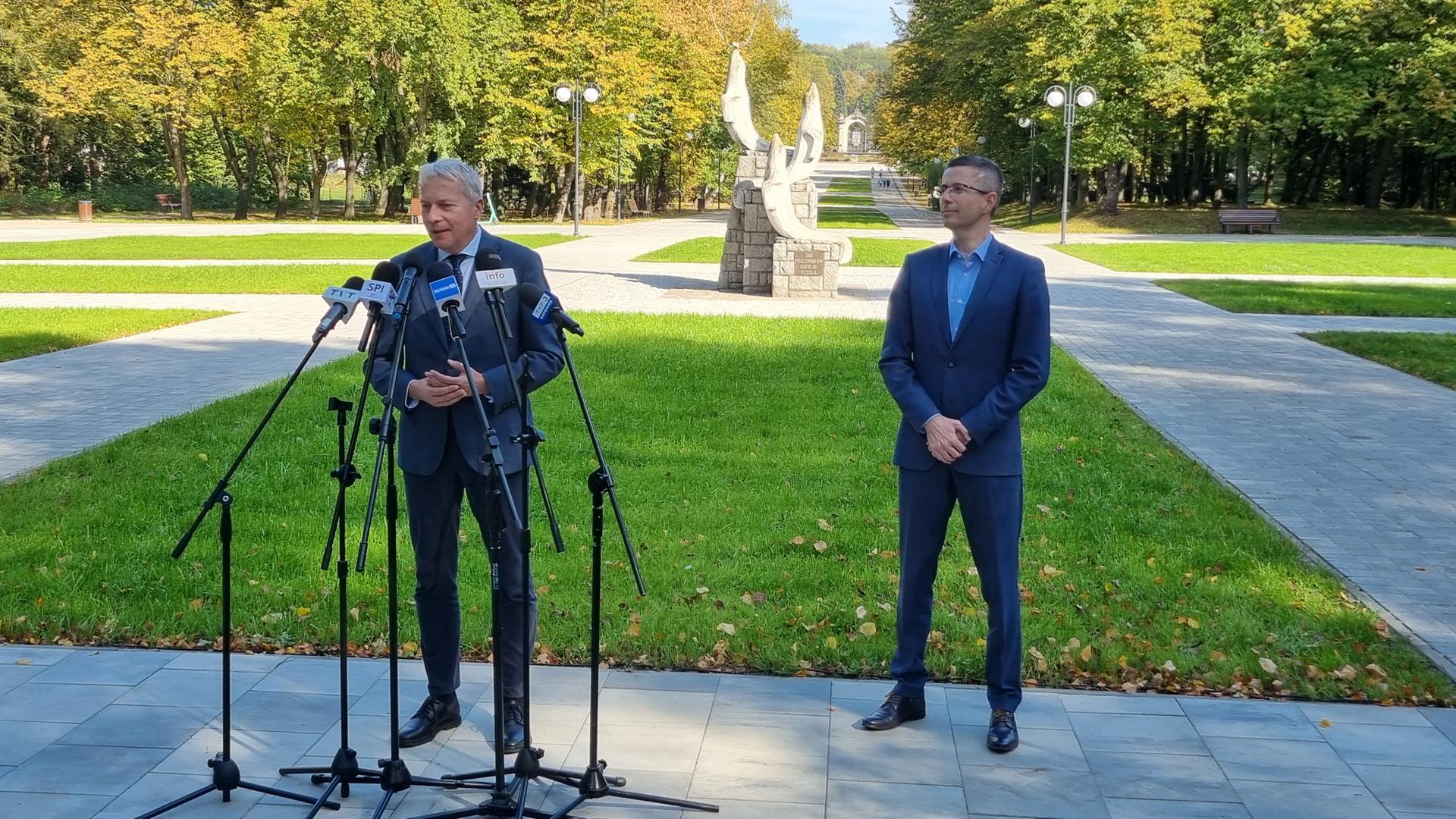 Aleja Żyrafy w Parku Śląskim po modernizacji