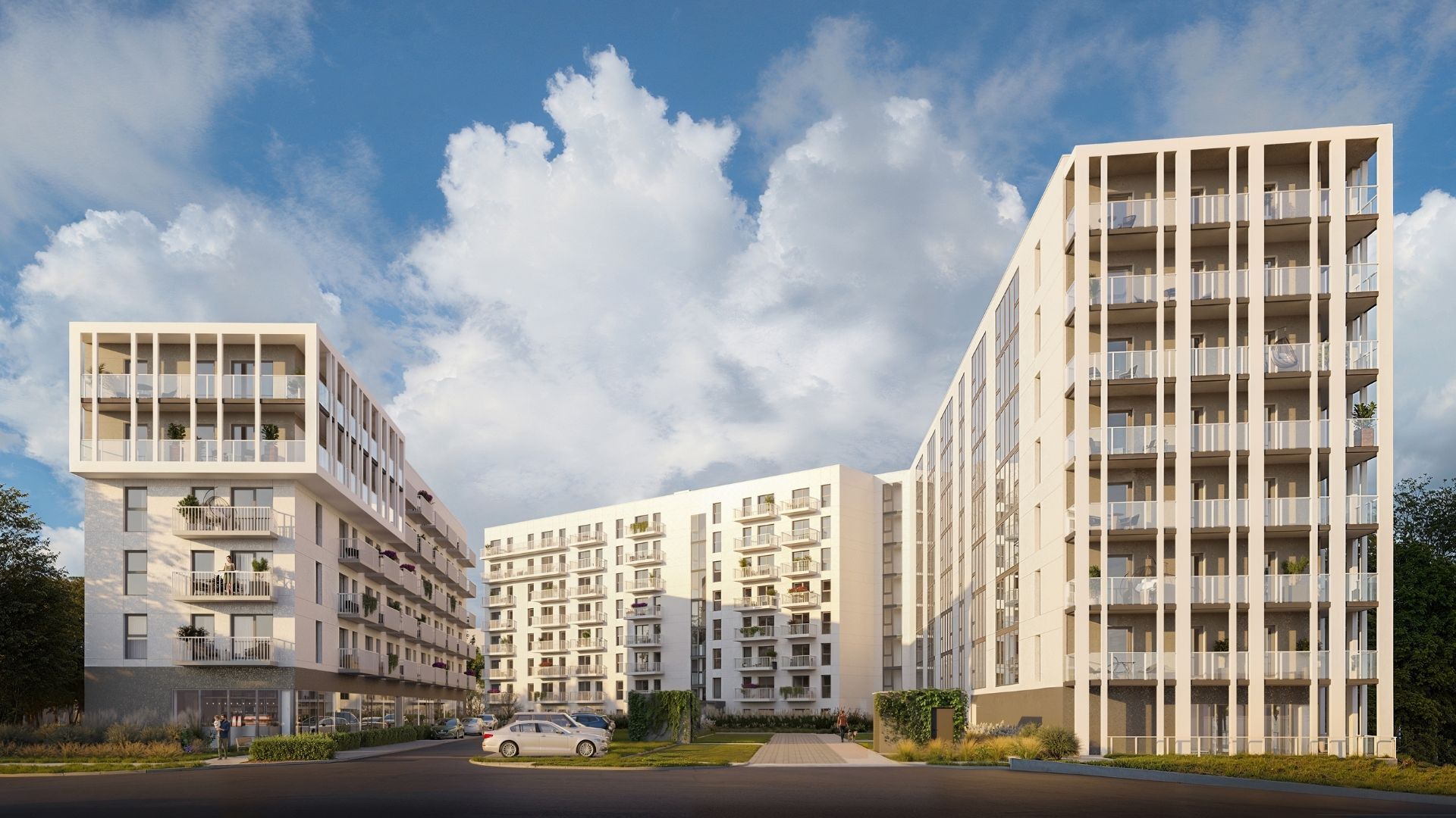 Wizualizacja - Apartamenty Grundmanna przy ul. Żelaznej 10 w Katowicach