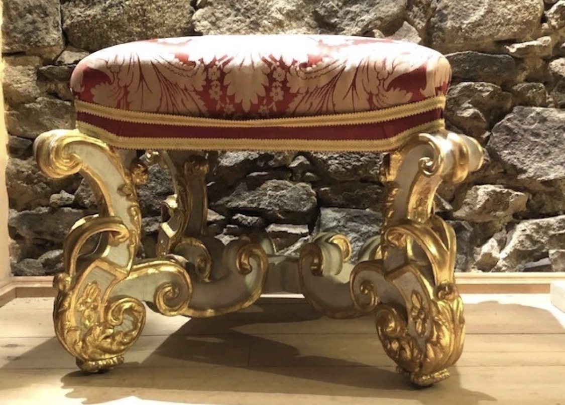 Barokowy taboret Ksiaz zamek 3