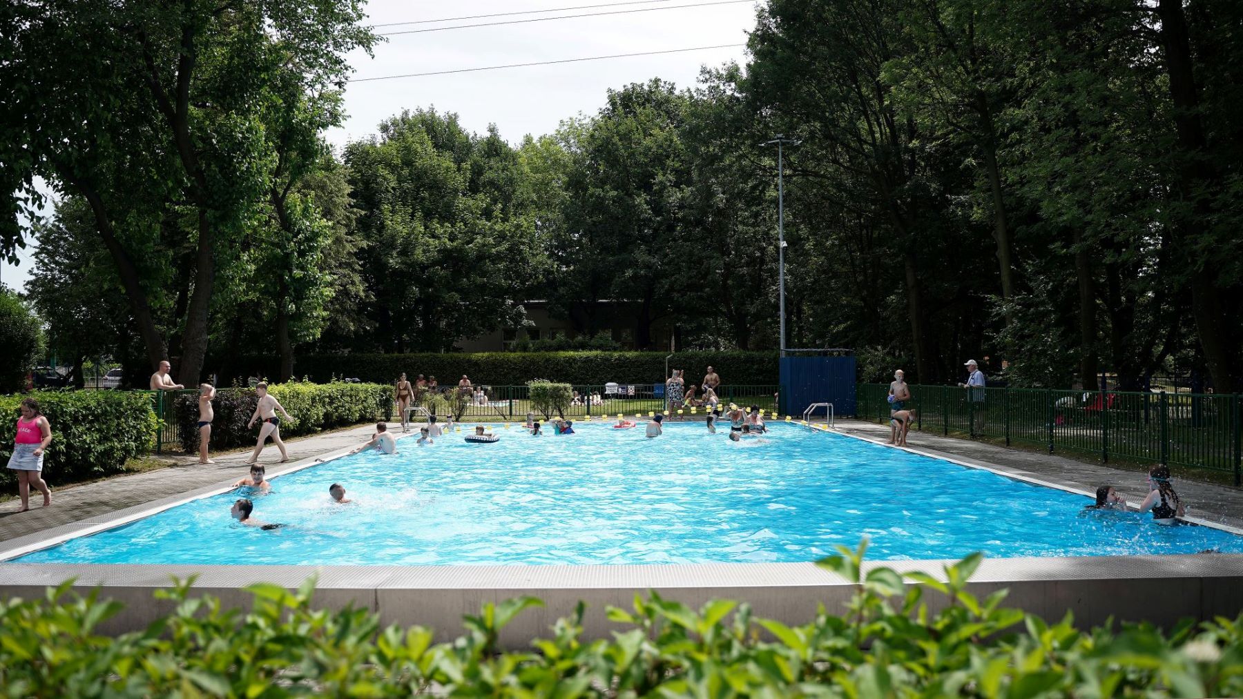 Basen pod chmurką przy ul Gliwickiej. Katowice