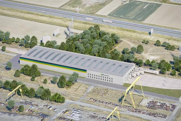 Baza transportowa Kolei Slaskich na terenie od SRK