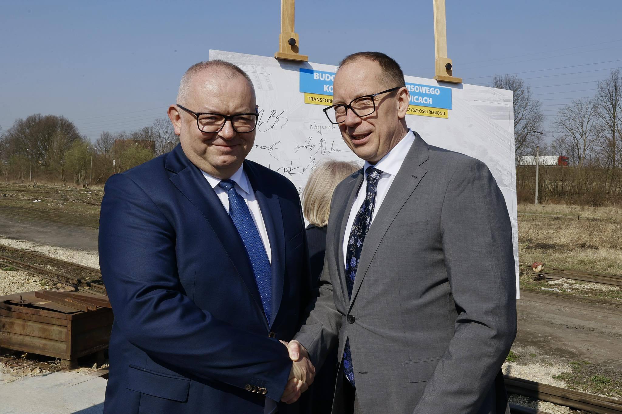 Baza transportowa Kolei Slaskich na terenie od SRK