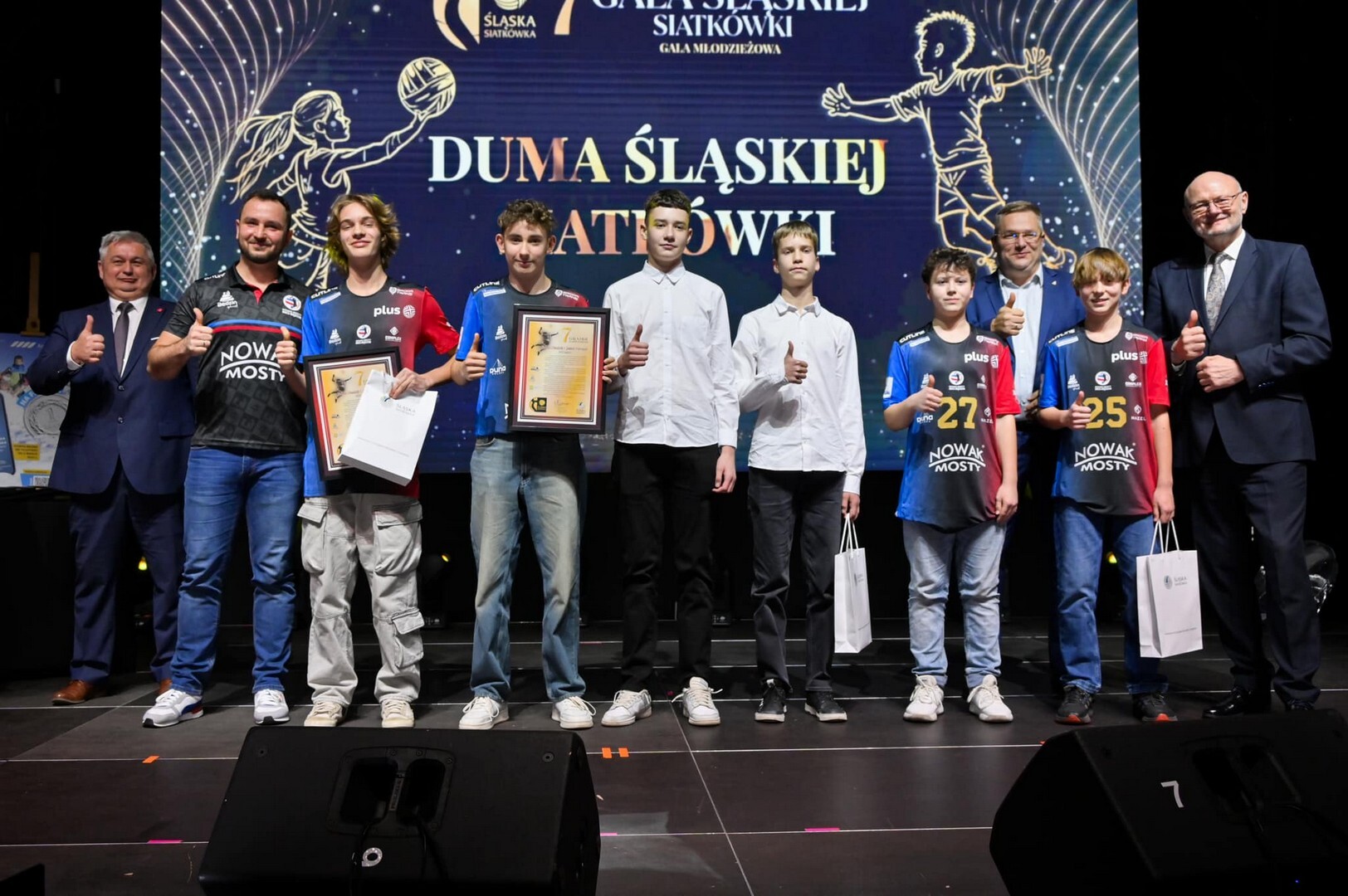VII Gala Śląskiej Siatkówki w Będzinie – młodzież. 7 lutego 2025.