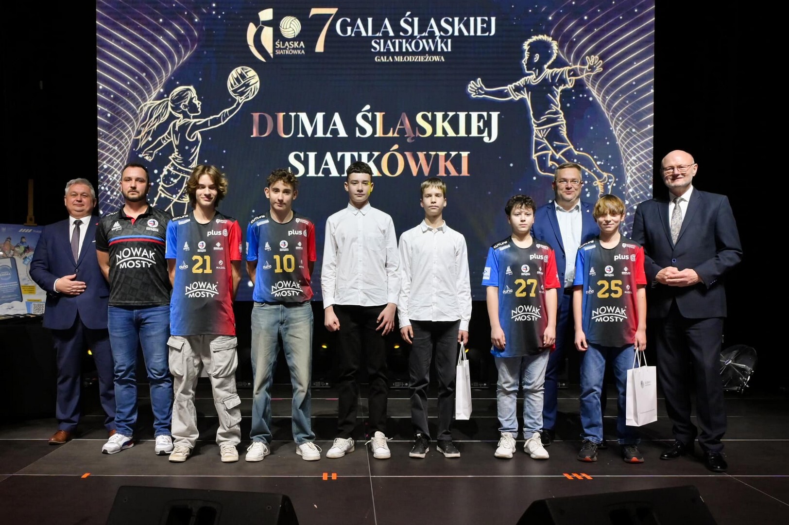 VII Gala Śląskiej Siatkówki w Będzinie – młodzież. 7 lutego 2025.