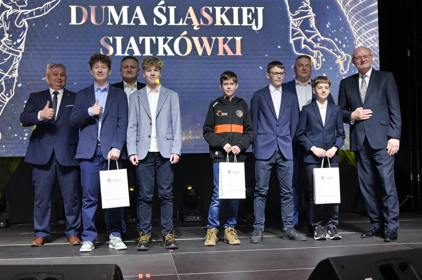 VII Gala Śląskiej Siatkówki w Będzinie – młodzież. 7 lutego 2025.