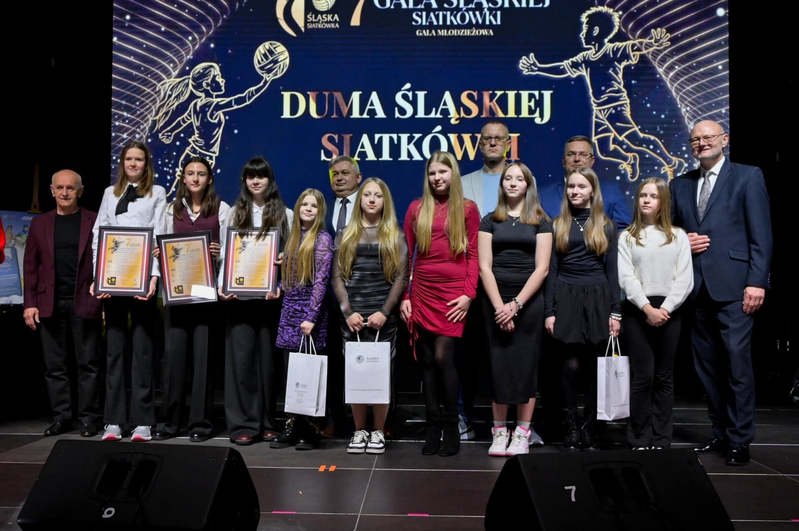 VII Gala Śląskiej Siatkówki w Będzinie – młodzież. 7 lutego 2025.