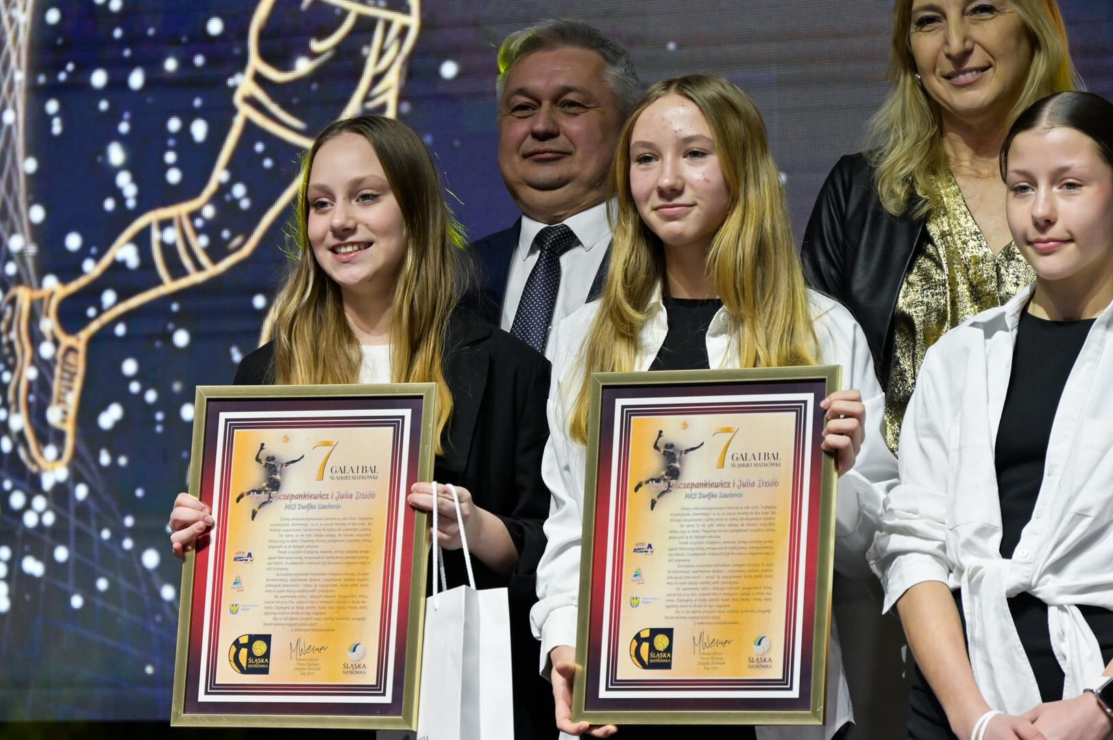 VII Gala Śląskiej Siatkówki w Będzinie – młodzież. 7 lutego 2025.
