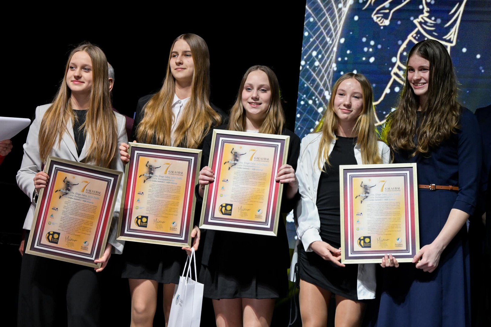 VII Gala Śląskiej Siatkówki w Będzinie – młodzież. 7 lutego 2025.