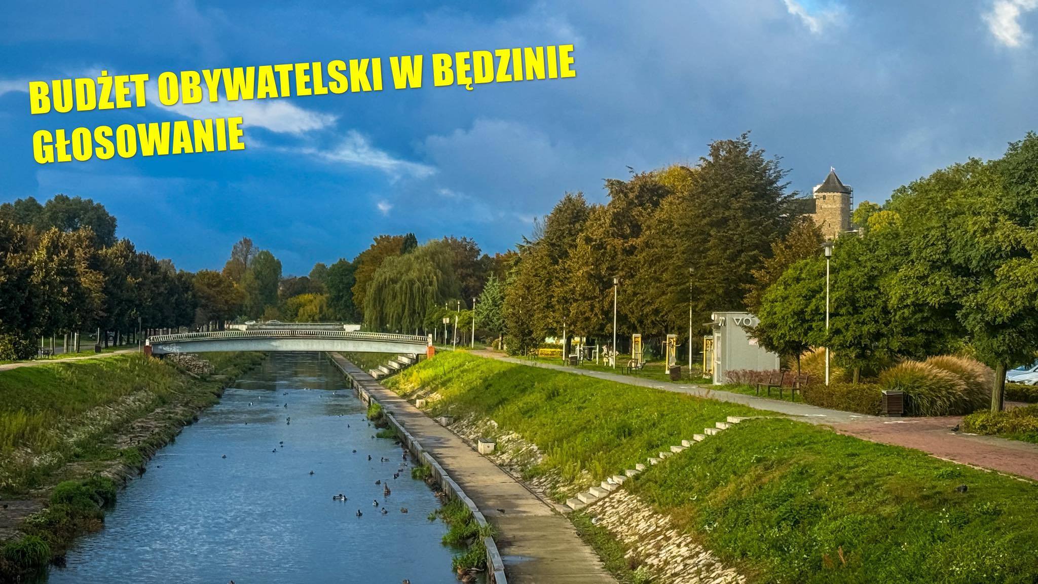 Będzin. Budżet Obywatelski. Ilustracja.