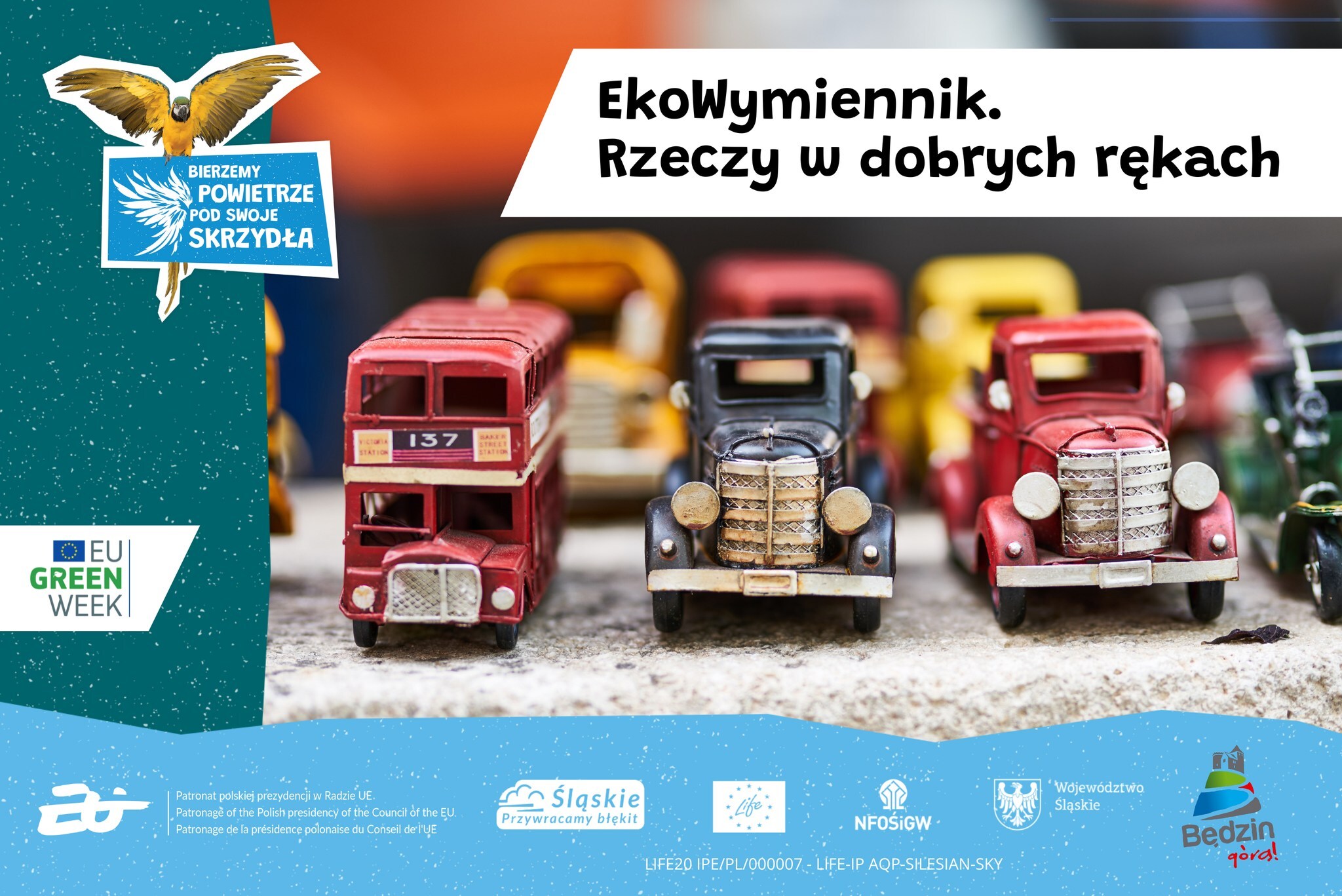 Dzień Dziecka 2025 w Będzinie. Plakat. 1 czerwca 2025.
