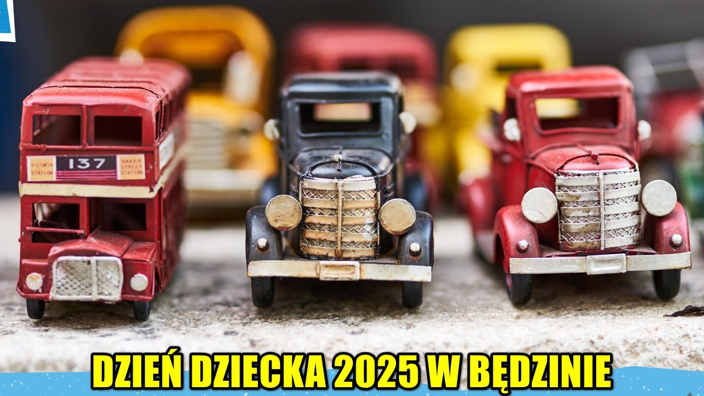 Dzień Dziecka 2025 w Będzinie. Plakat. 1 czerwca 2025.