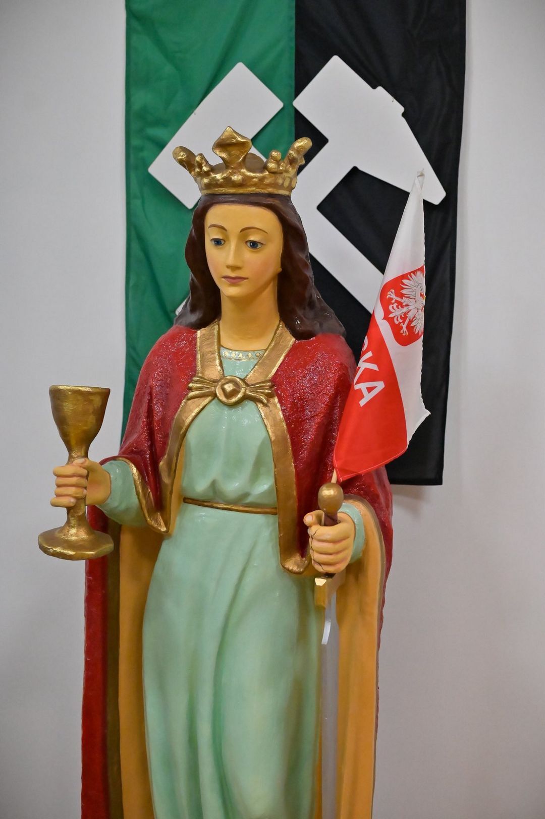Będzin-Grodziec. Izba Tradycji Górniczych Stowarzyszenia Gwarków Zagłębia. Figurka