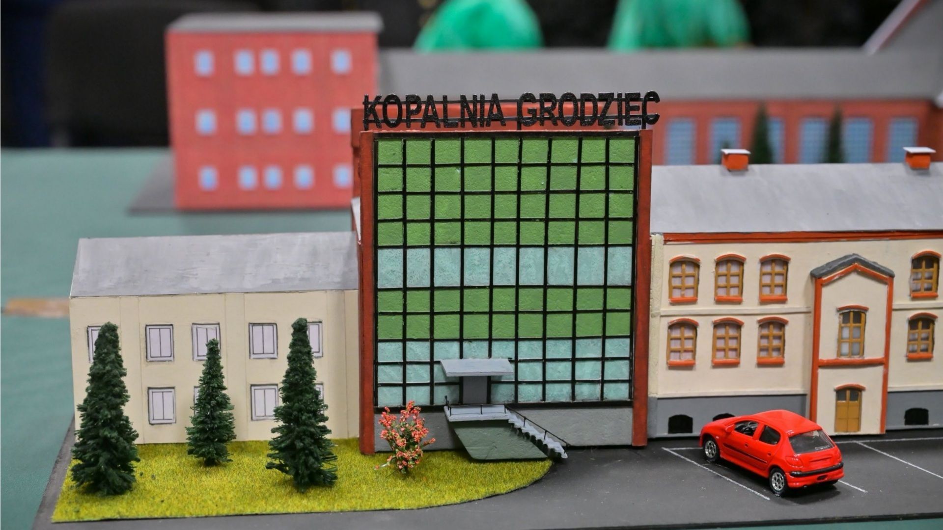 Będzin-Grodziec. Izba Tradycji Górniczych Stowarzyszenia Gwarków Zagłębia. Makieta