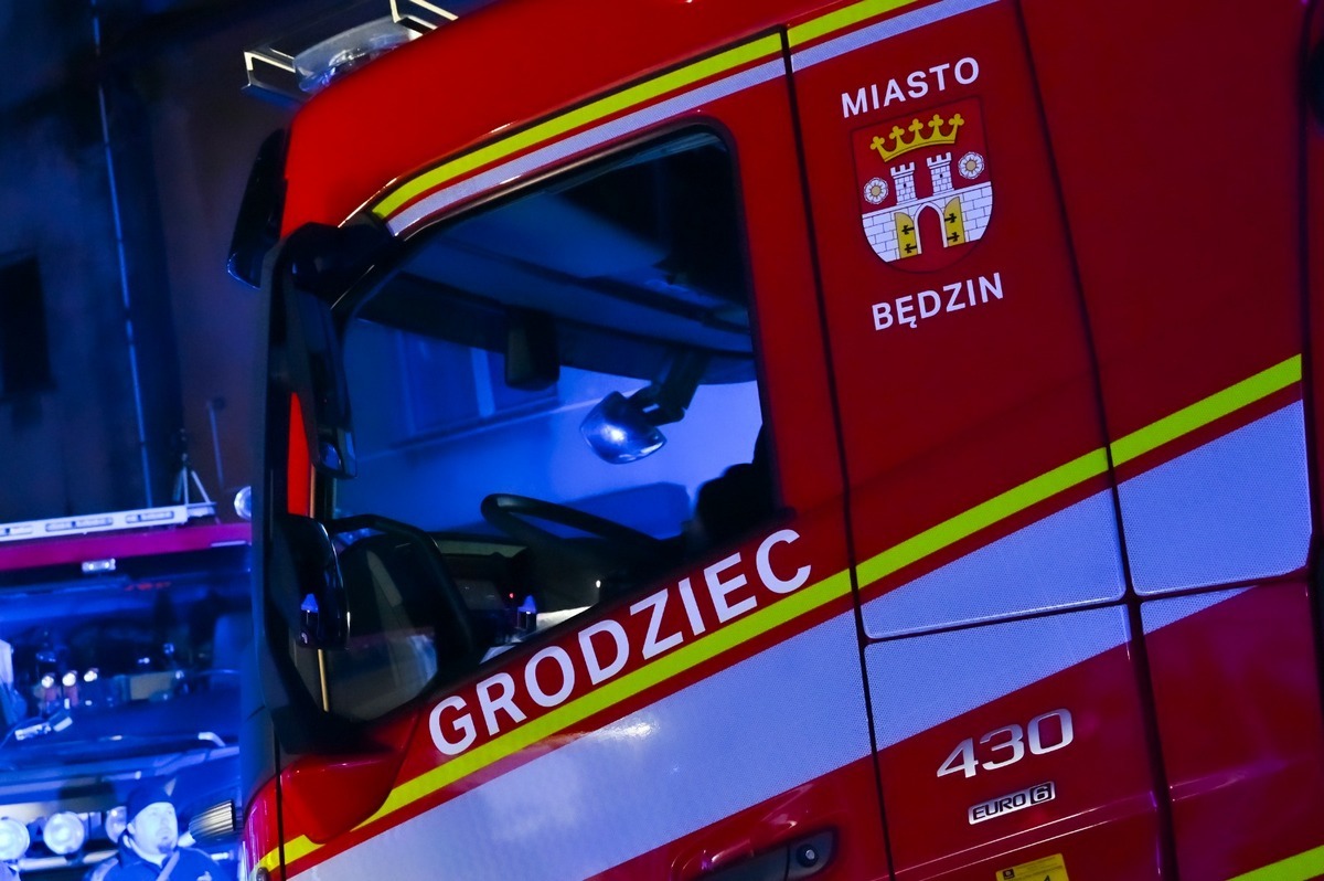 Będzin-Grodziec. Nowy ciężki wóz ratowniczo-gaśniczy dla miejscowej Ochotniczej Straży Pożarnej. 19 stycznia 2025.
