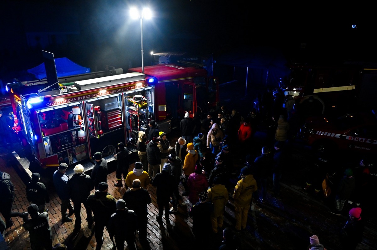 Będzin-Grodziec. Nowy ciężki wóz ratowniczo-gaśniczy dla miejscowej Ochotniczej Straży Pożarnej. 19 stycznia 2025.