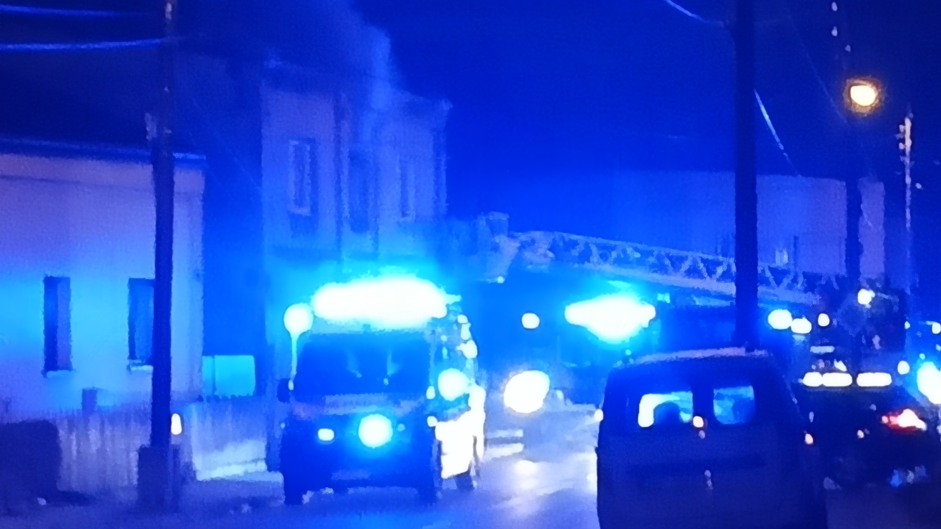 Będzin-Grodziec. Pożar przy ul. Stanisława Kempy 22. 18 grudnia 2025.
