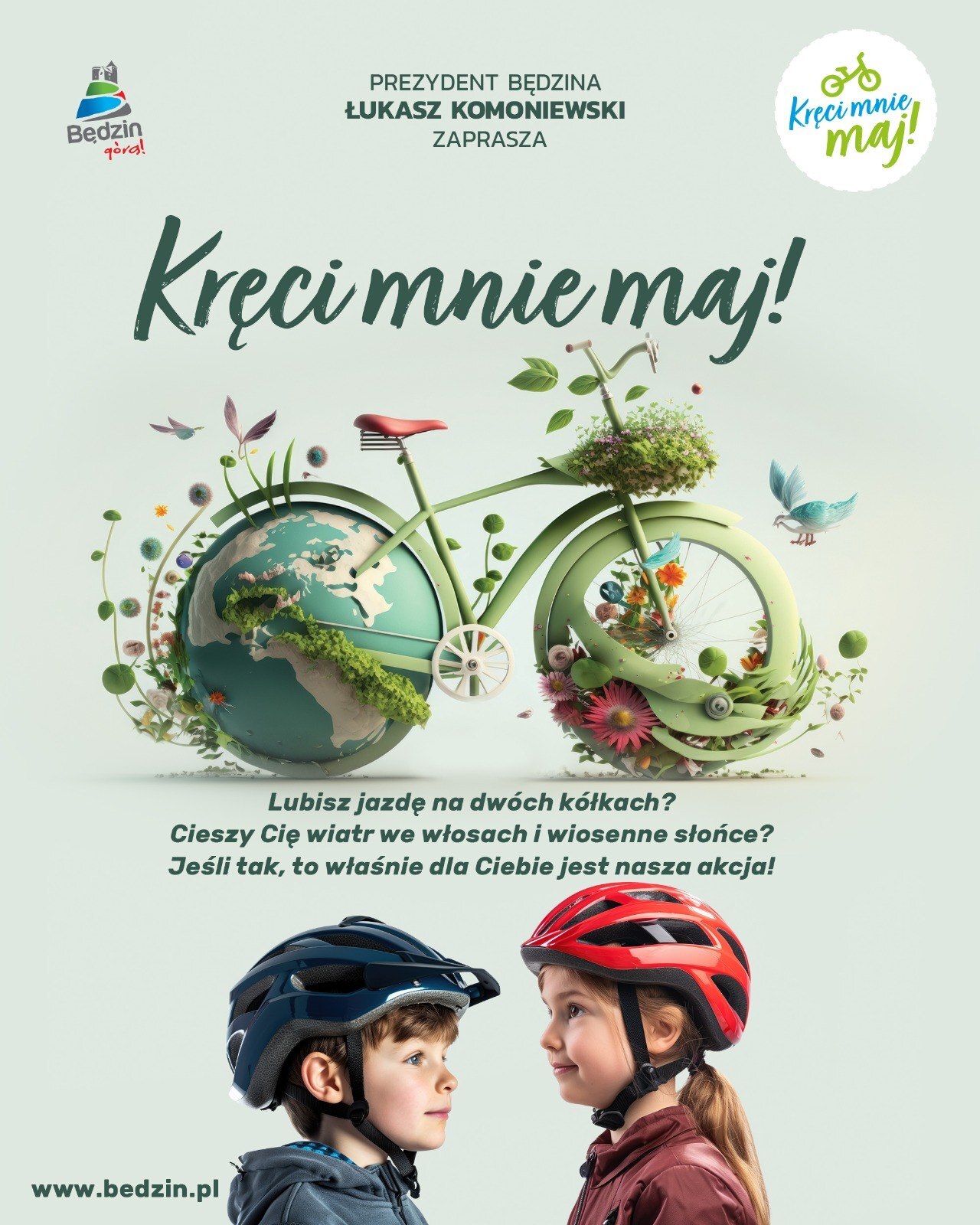 Będzin. „Kręci nas maj”. Plakat