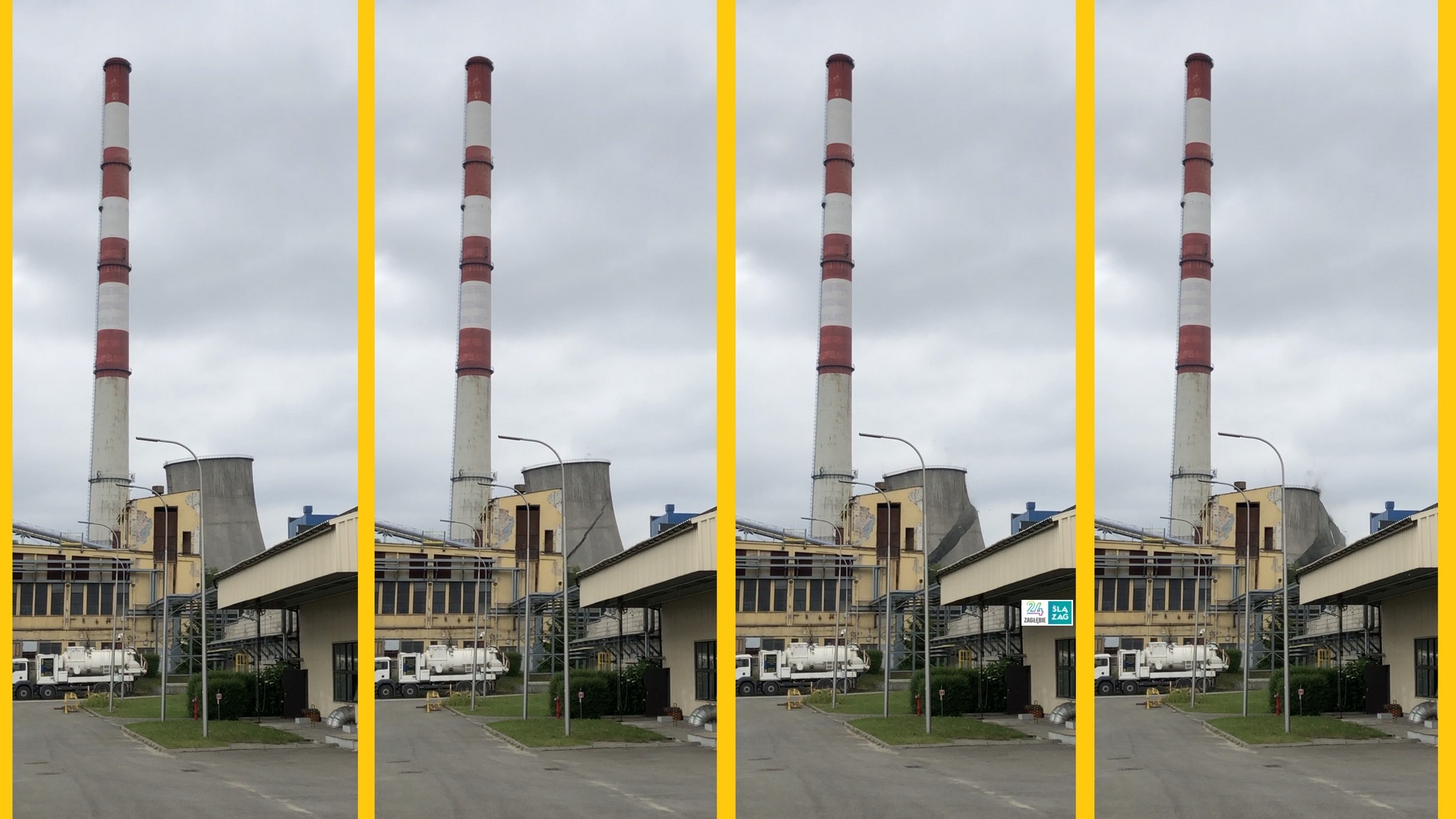 Bedzin Lagisza Elektrownia Lagisza Burzenie Chlodni Kominowej Fot Robert Lechowski 2025 05 30 01