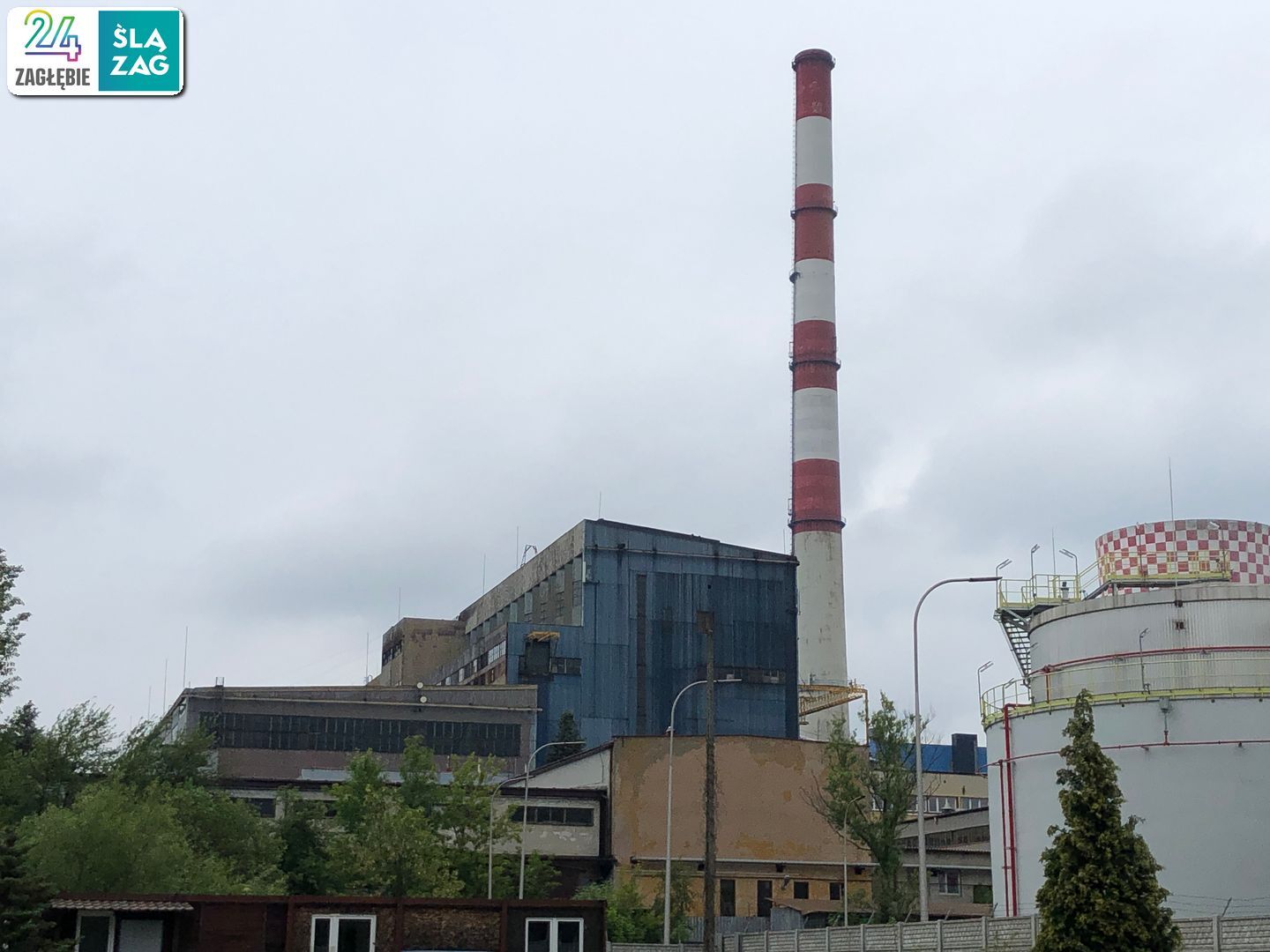 Będzin-Łagisza. „Elektrownia Łagisza”. Po wyburzeniu chłodni kominowej 30 maja 2025.