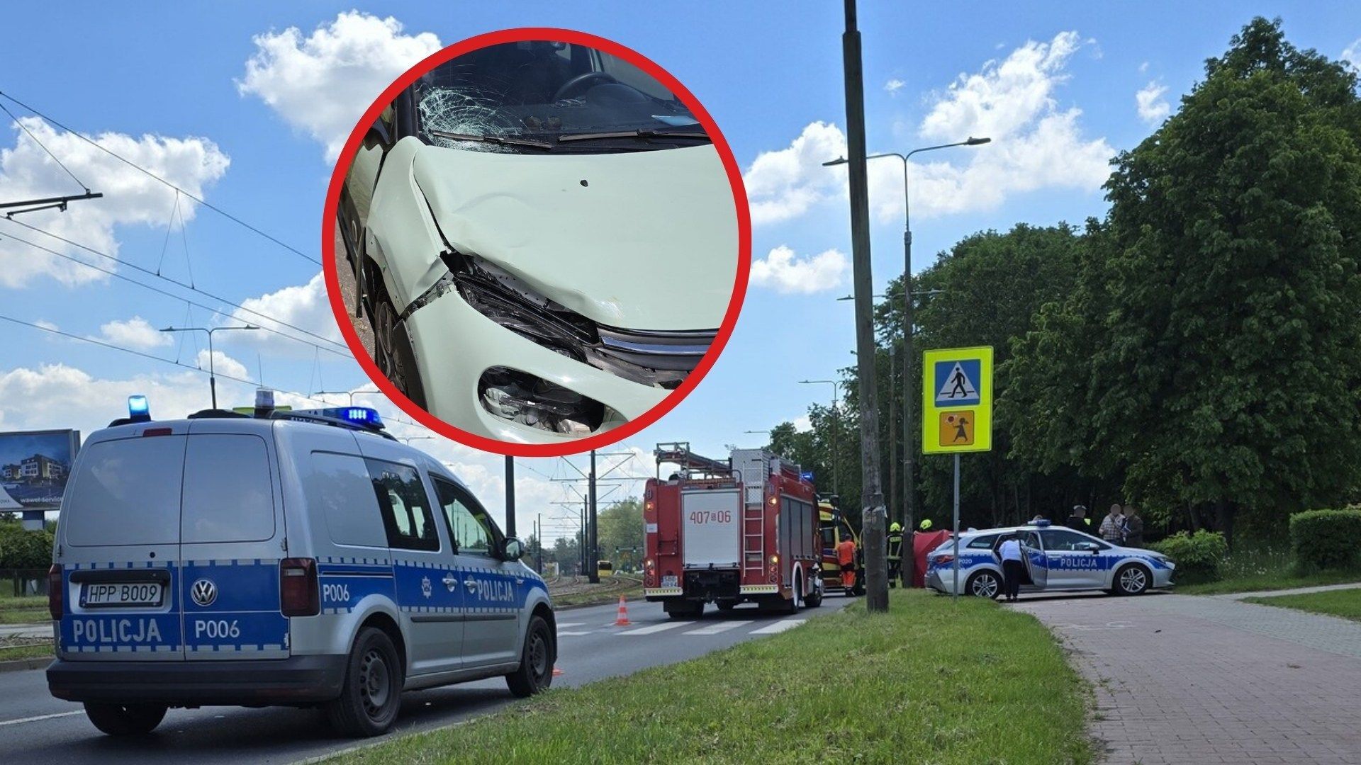 Będzin-Małobądz. Śmiertelne potrącenie seniorki przez seniora na przejściu dla pieszych przy ulicy Małobądzkiej. 19 maja 2026