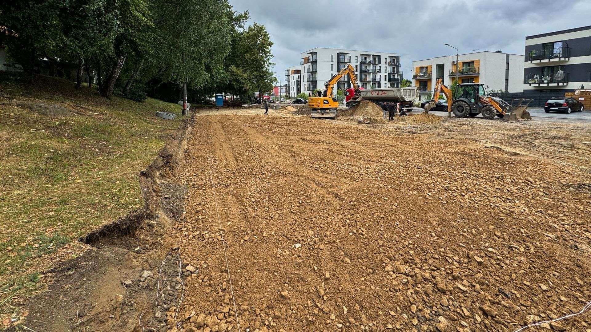 Będzin. Osiedle Zamkowe, ulica Rzeszowska. Przed remontem.