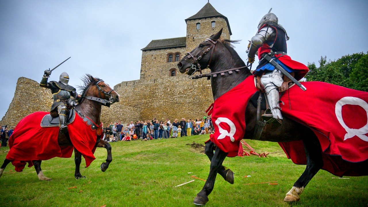 Turniej Rycerski na zamku w Będzinie.