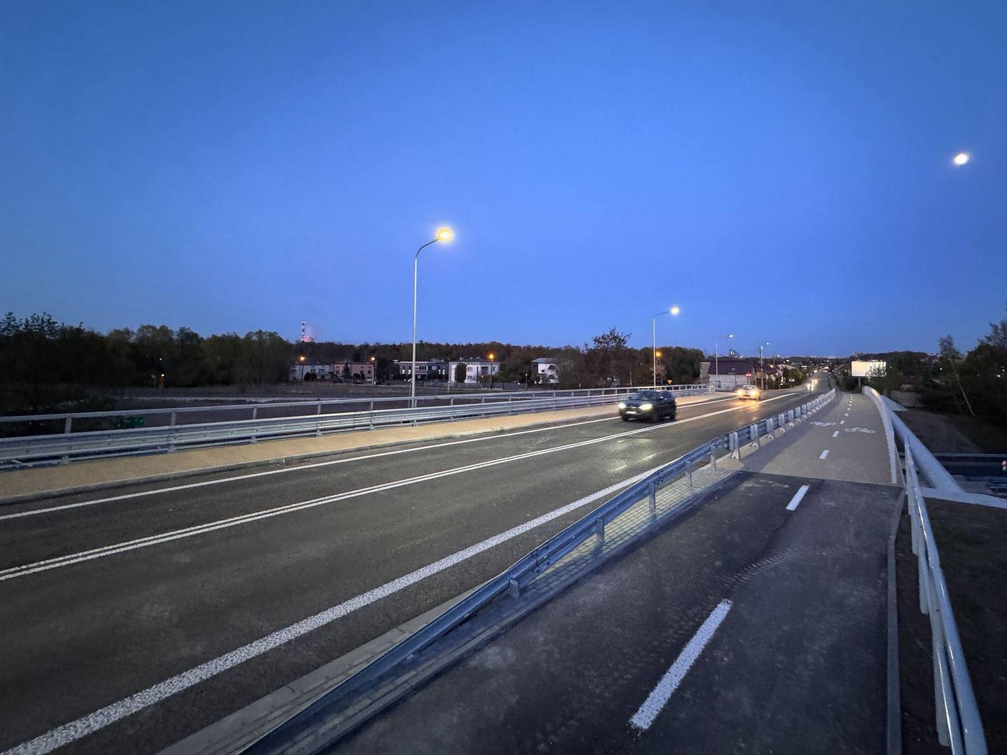 Będzin. Wiadukt nad drogą krajową numer 86, w ciągu ulicy Wolności. 29 kwietnia 2026