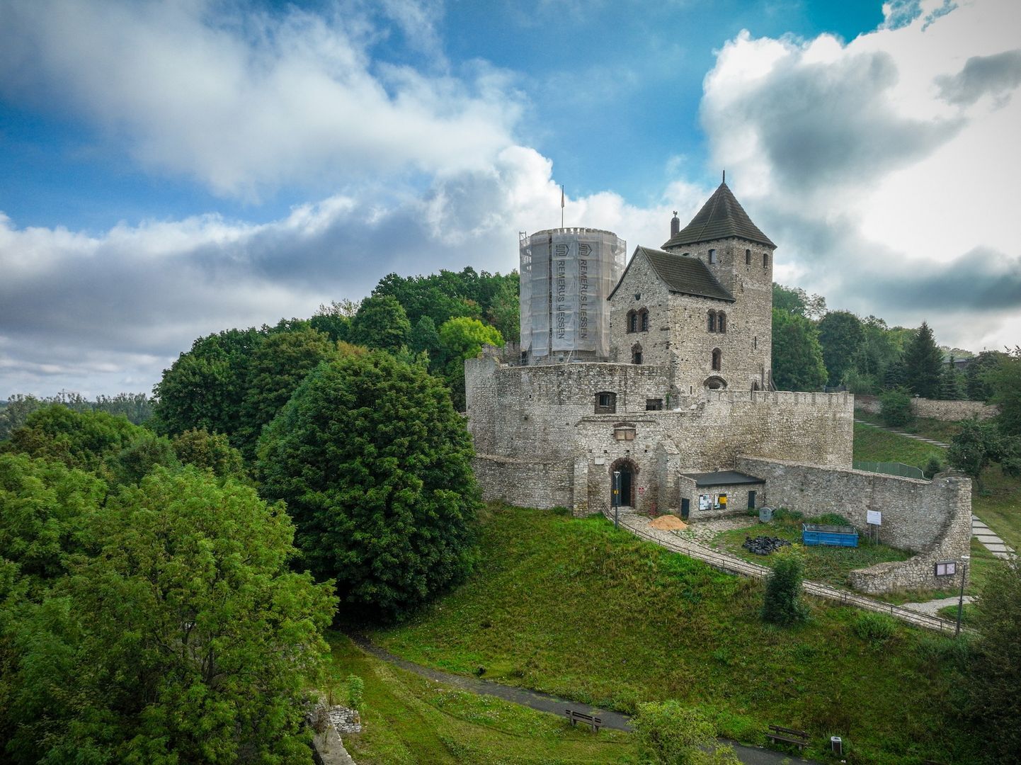 Zamek w Będzinie. Remont. Wrzesień 2025.