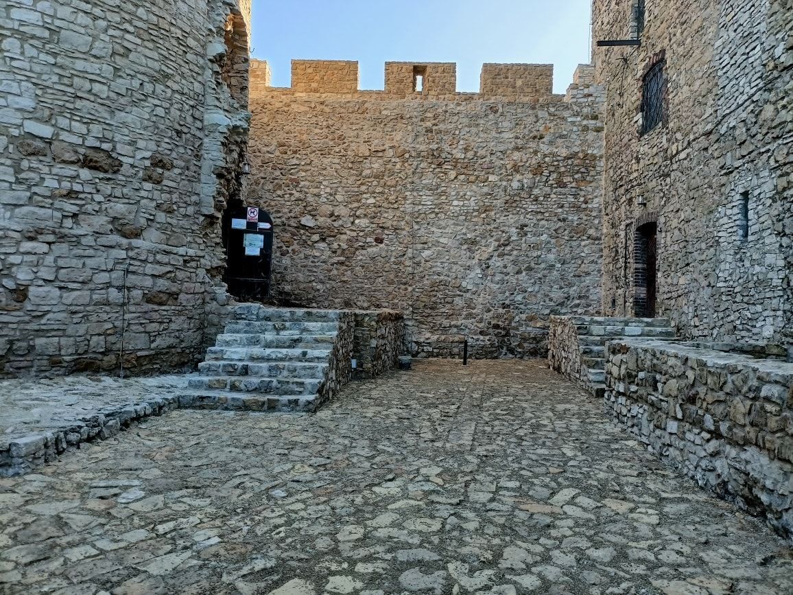 Zamek w Będzinie. Remont. Grudzień 2025.