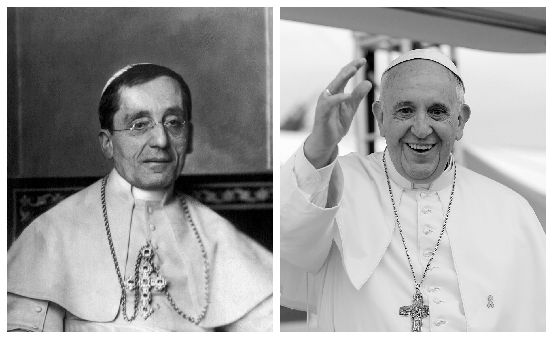 Papieże Benedykt XV i Franciszek