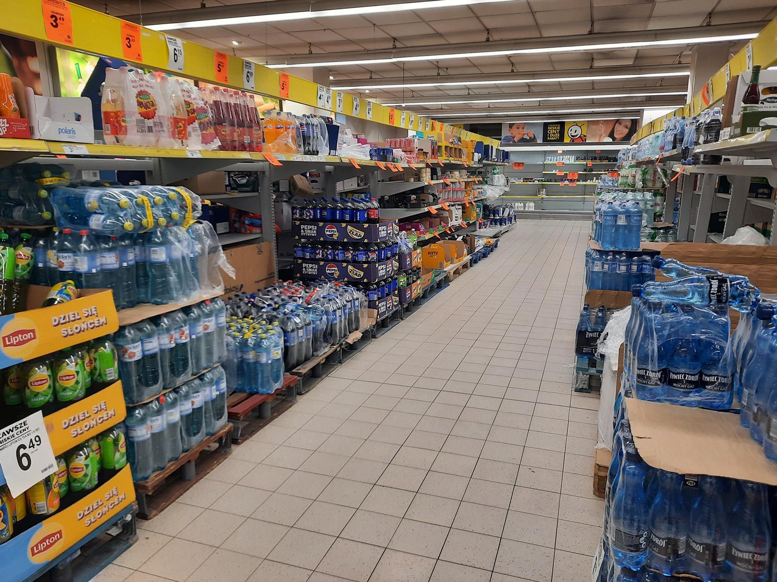 Biedronka w Podlesiu przed remontem