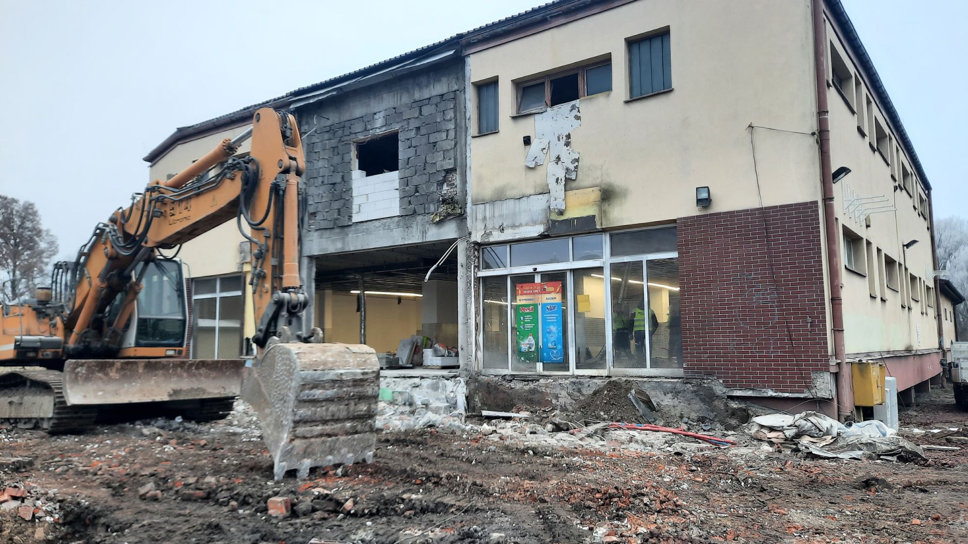 Biedronka w Podlesiu w trakcie remontu