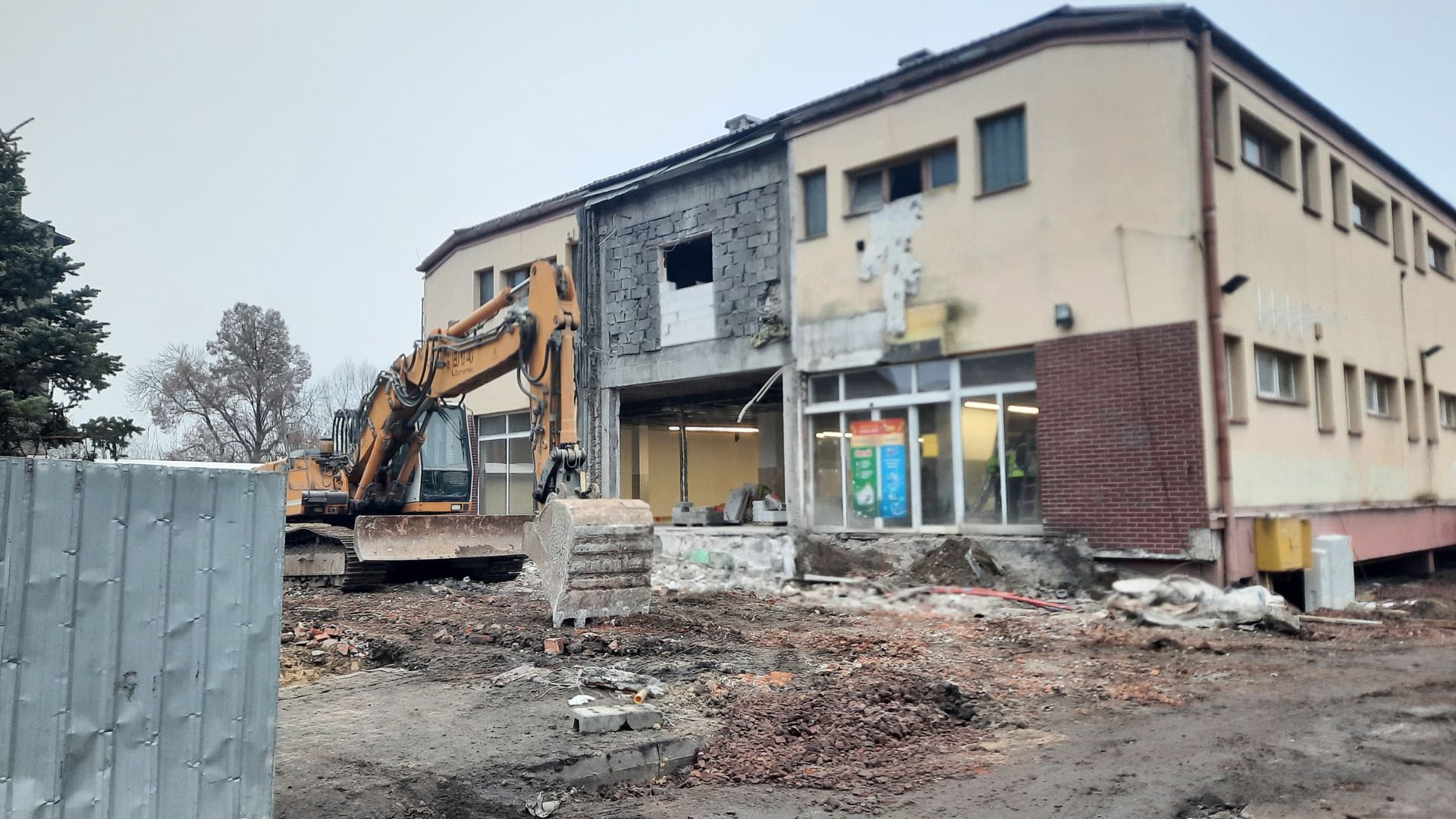 Biedronka w Podlesiu w trakcie remontu