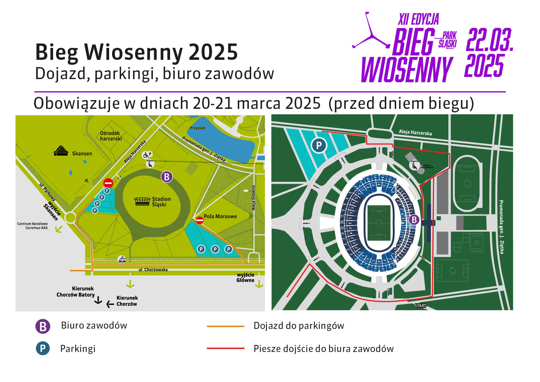 Bieg Wiosenny praktyczne informacje 2