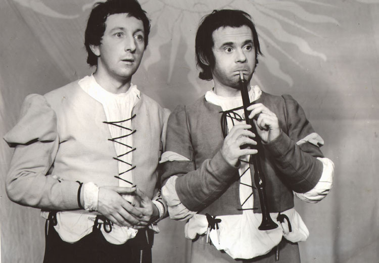 Bogumił Kobiela (z lewej) i Bronisław Pawlik (z prawej).