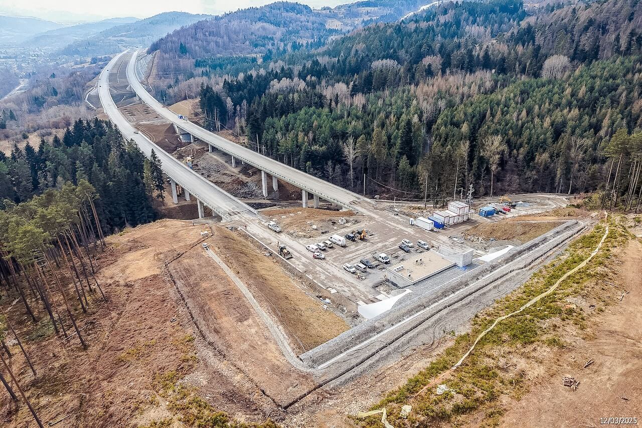 Budowa drogi ekspresowej S1 na odcinku Przybędza - Milówka