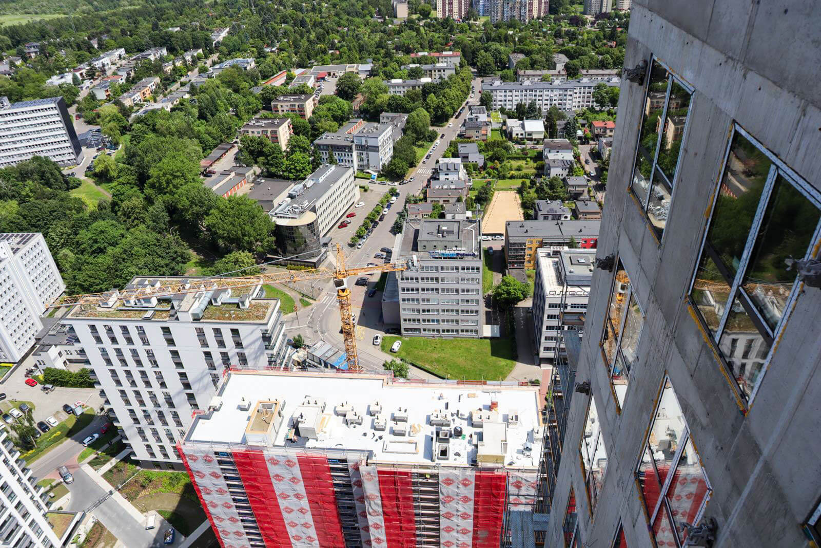 Budowa wiezowiec Atal Petla Sloneczna Katowice 7 1