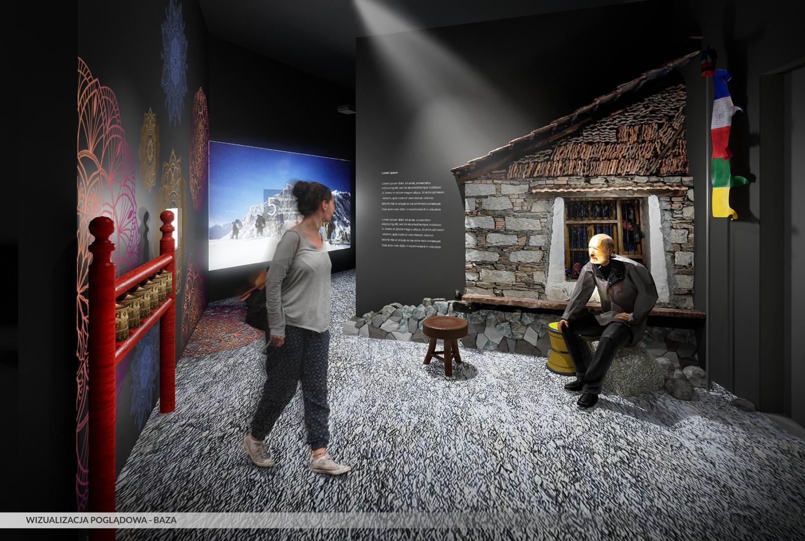 Centrum Himalaizmu, wizualizacja poglądowa